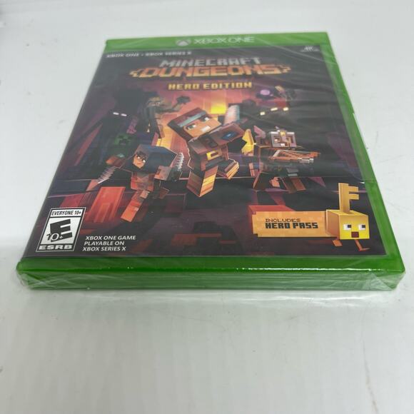 New sealed Minecraft Dungeons Hero Edition XBoxOne/X - Picture 2 of 5